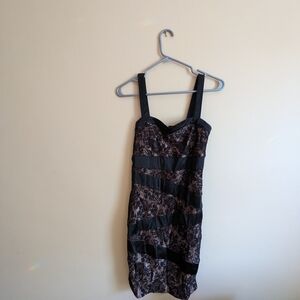 Dynamite Black Lace Mini Dress